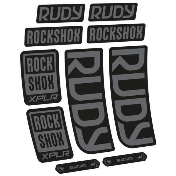 RockShox Rudy 2023 Pegatinas en vinilo adhesivo Horquilla (7)