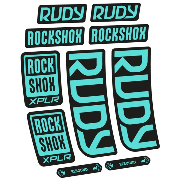 RockShox Rudy 2023 Pegatinas en vinilo adhesivo Horquilla (22)